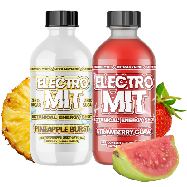 Kratom Energy Shot Strawberry Guava Pineapple Burst 60ml - Zion Herbals