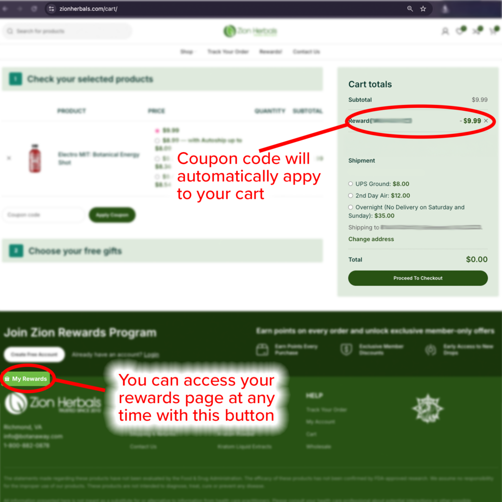 Apply Discount Coupon When You Shop Kratom Online at Zion Herbals