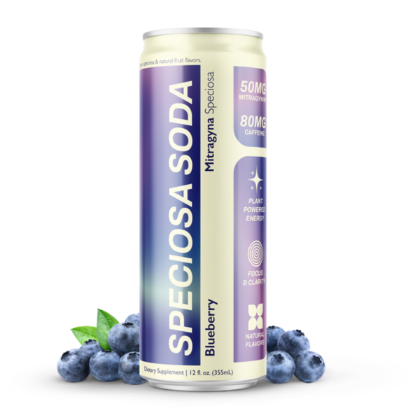 Kratom Drink Speciosa Soda Blueberry