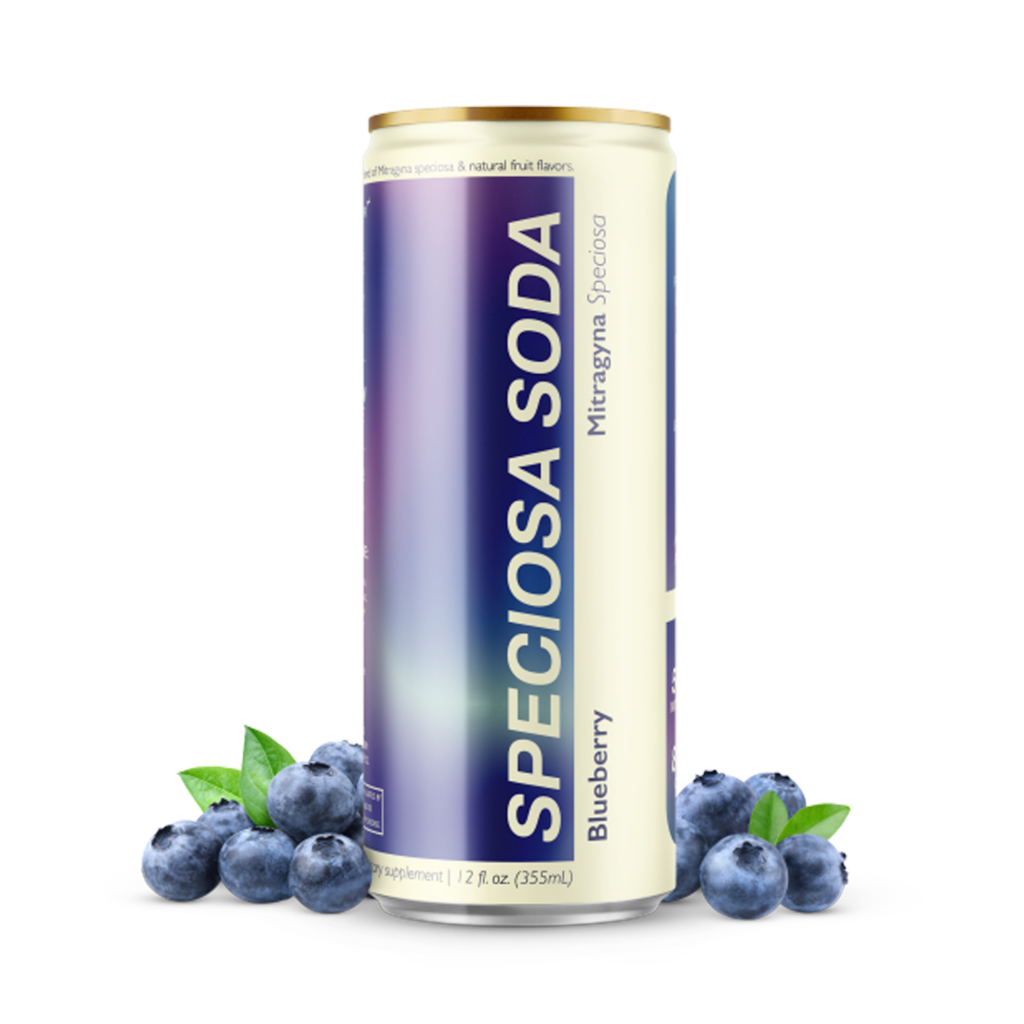 Kratom Drink Speciosa Soda Blueberry