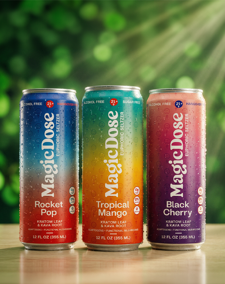 Kratom and Kava Soda Euphoric Seltzer - MagicDose