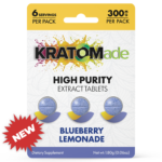Kratom Tablets Blueberry Lemonade 3 ct - Kratomade