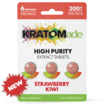 Kratom Tablets Strawberry Kiwi 3 ct - Kratomade