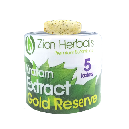 Zion herbals 5 Tablet Gold Reserve Extract Jar