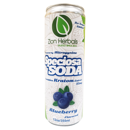 Zion Herbals Speciosa Soda Blueberry